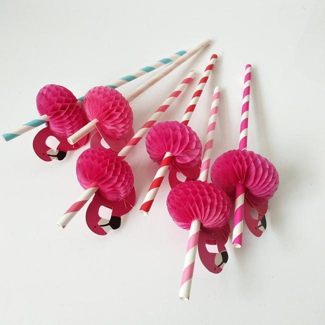 6mm*197mm Colourful Paper Straw Christmas Paper Straw