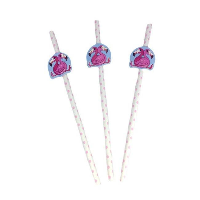 6mm*197mm Colourful Paper Straw Christmas Paper Straw