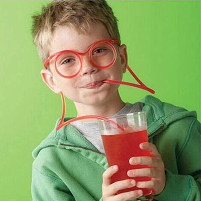New Cartoon Straws Cute Soft Plastic Cartoon Pet Shape Creative Children' S Straws