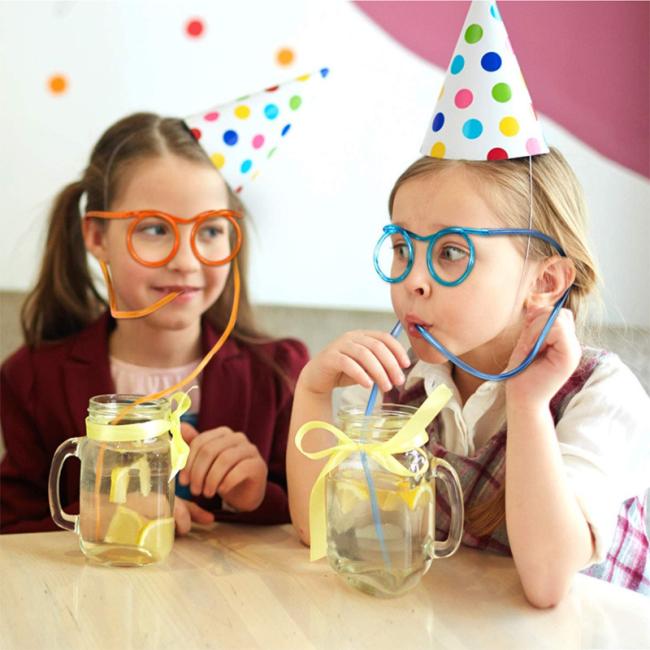 New Cartoon Straws Cute Soft Plastic Cartoon Pet Shape Creative Children' S Straws