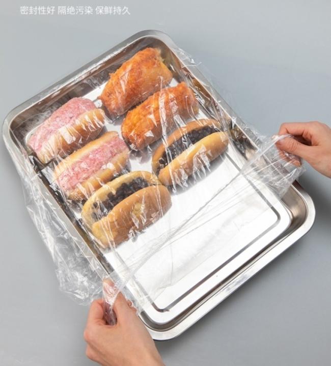 Food Grade Household Fresh-Keeping Bag, Disposable Fresh-Keeping Cover, Bath Cap, Elastic Bowl Cover