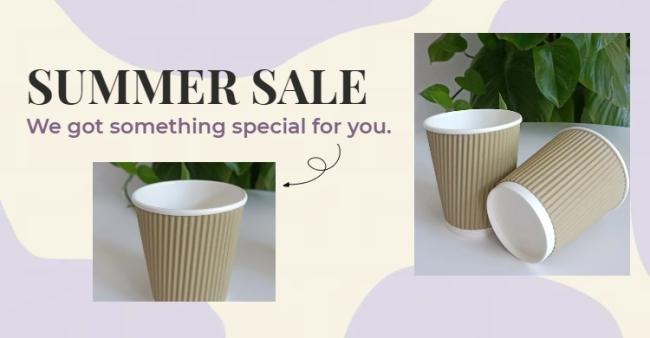 Factory Hot Sale Competitive Price 8oz Corrugated Paper Double Wall Takeout Paper Coffee Cup with Lids Disposable Paper Cup