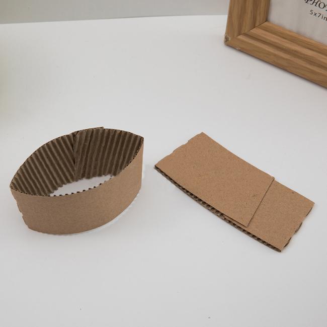 Disposable Heatproof Hot Cold Drink Cup Sleeve with Customized Logo