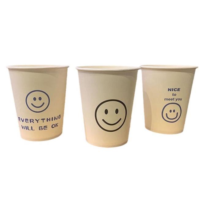 Customizable High Quality Hot Sales Hotel or Public Place Used Disposable Single-Wall Paper Cup