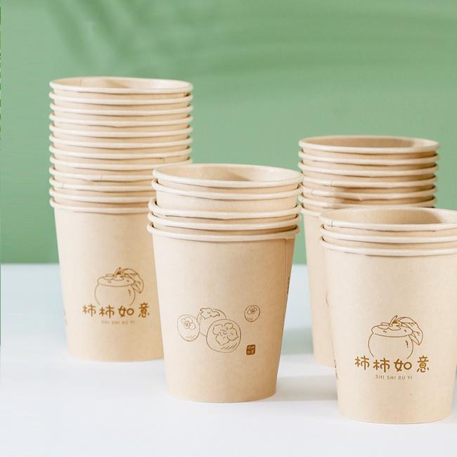 100% Compostable Biodegradable Bamboo Fiver Cup Fo Hot/ Cold Beverage