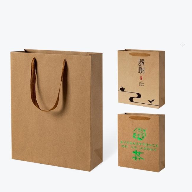 Biodegradable Packaging Custom Printing Paper Gift Handbag