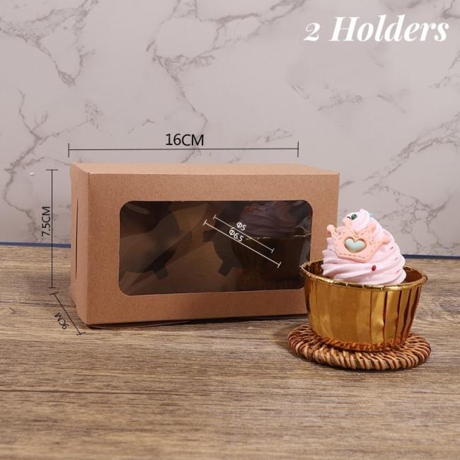 Cheap Price Regular Supply From Stock 12 Holes 400GSM Boxes with Lining White Craft Paper Cupcake