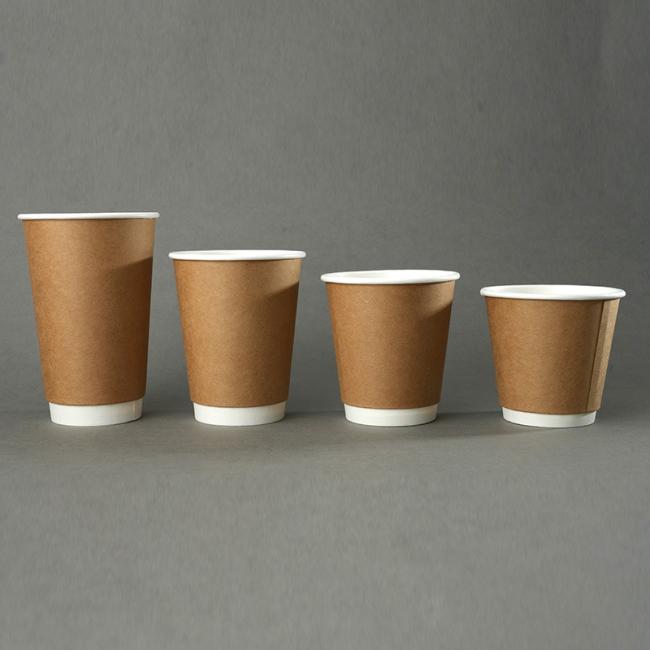 Custom Wholesale Disposable Double Wall Paper coffee Cup