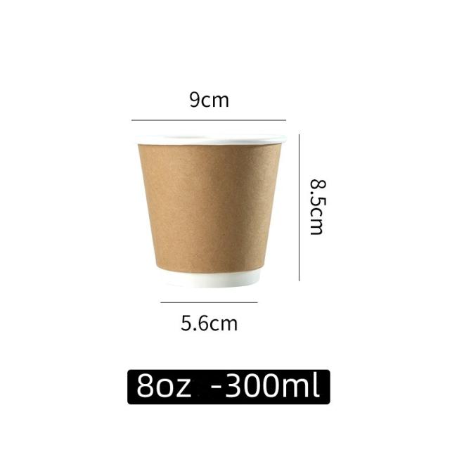 Custom Wholesale Disposable Double Wall Paper coffee Cup