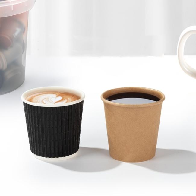 60/120ml Mini Ripple coffee Cup for Resturant/ Meeting/ Family Party