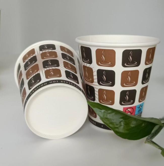 Hot Selling 4 Oz 62*45*60mm Disposable Single Wall 18PE + 150GSM Paper Cup for Beveragel, Coffee