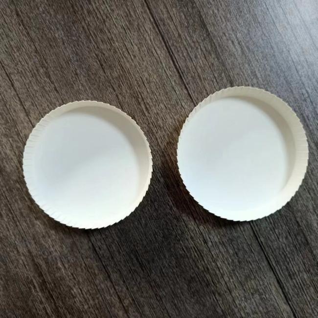 Various Size Used 7 Cm 230 GSM Karaft Custome Printed Paper Cup Lid Customer Printed for Hotel Club Salon