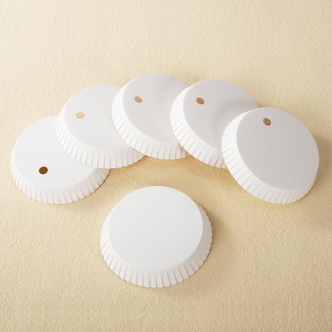Various Size Used 8.5 Cm 230 GSM Karaft Custome Printed Paper Cup Lid Customer Printed for Hotel Club Salon or Restanrant