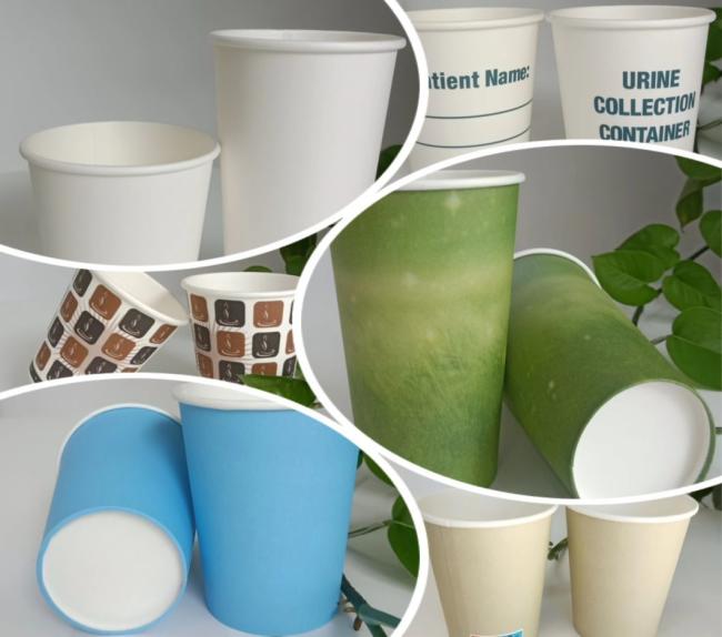 Big Size Good Quality 16 Oz 340g+18PE Single Wall Creative Design Disposable Paper Cup