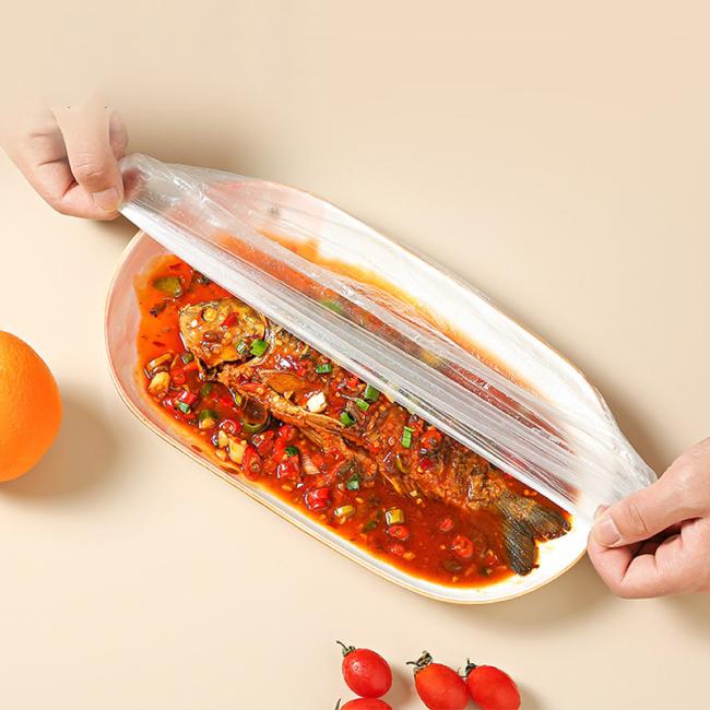 Custom Box Disposable Food Plastic Wrap Colorful PE /PVC Covers