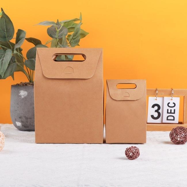 Cowhide White Cardhand-Held Paper Bag Baking Special Packaging Box