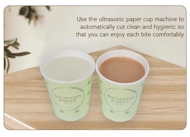 Single Wall Paper Tea Cups Hot Drink Paper Coffee Cup