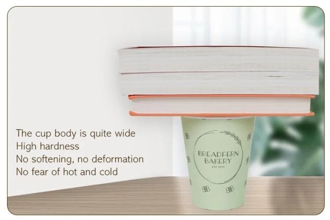 Single Wall Paper Tea Cups Hot Drink Paper Coffee Cup