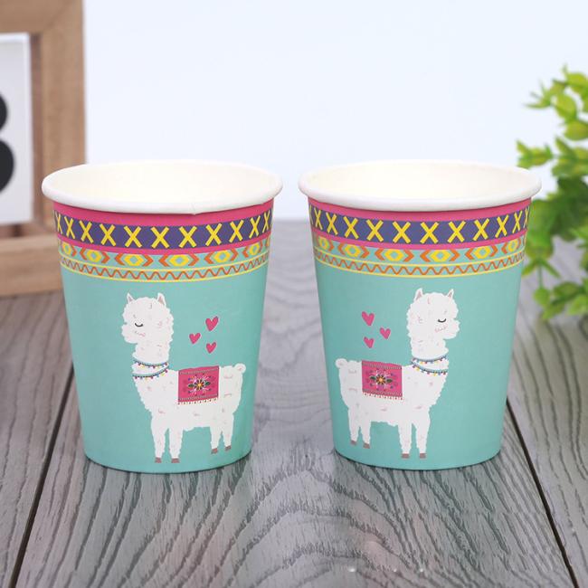 Customizable Disposable Paper Cups 44oz Thickened Wholesale Printed Logo Office Commercial Paper Cups