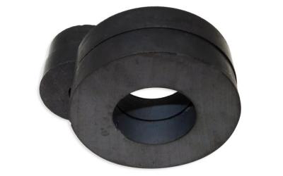China Large Ceramic Permanent Ferrite Ring Magnet For Speaker Use 134 x 56 x 25 mm for sale