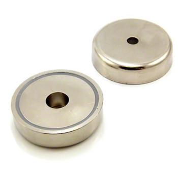 China N35 Permanent Strong Monopole Neodymium Cup Pot Magnet for Packing for sale