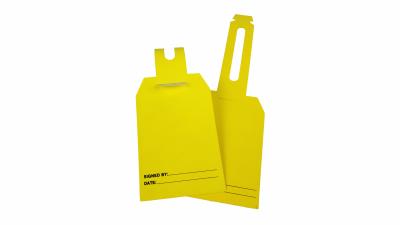 China Custom Design Plastic Safety Tag Production for Safe and Durable Products for sale