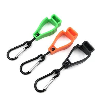 China Wholesale Safety Glove Clips Metal Hook Plastic Glove Clips for Work Glove Holder for sale