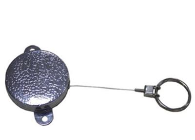 中国 おおわれた鋼鉄ケーブルの金属割れたリング、引き込み式の巻き枠によって裂かれる金属のキー ホルダー 販売のため