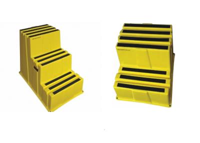 China HDPE Anti - Slip Stackable Step Stool Non Toxic Odorless With Smooth Finish for sale
