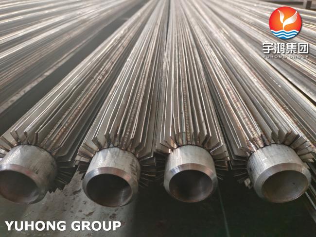 ASTM A213 TP316L Longitudinal Welding Finned Tube product photo