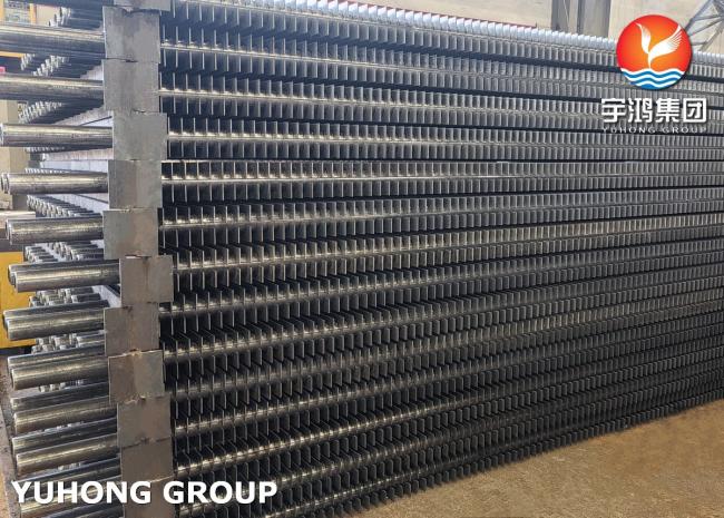 ASTM A312 TP304L Seamless Steel Square Fin Tube product sample