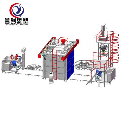 Chine Temps de cycle de 15 à 30 min Machine de rotomoulding de navette pour usine de fabrication à vendre