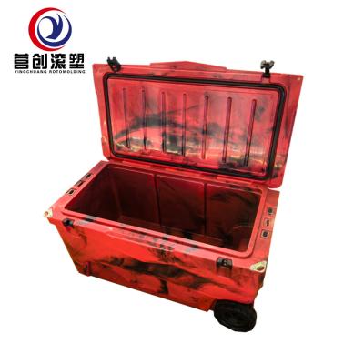 China Reliable Tie-Down Points Rotomolded  custom design Cooler Box with UV Resistant for sale