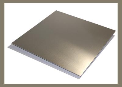 China Brite Gold Anodized Aluminum Sheet H Temper Insulative For Architectural Wall for sale
