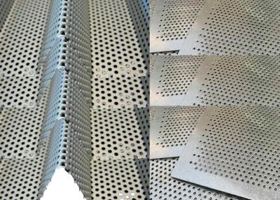 China Solid Perforated Anodized Aluminum Sheet 2200 mm Max Length For Decoration for sale