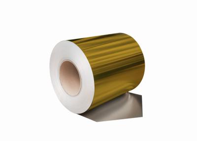China Metallic Gold Aluminium Colour Coated Coils For Decoration Composite Panel for sale