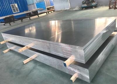 China Aerospace Bare Flat Aluminum Sheet High Strength 7075 In Silver Color for sale