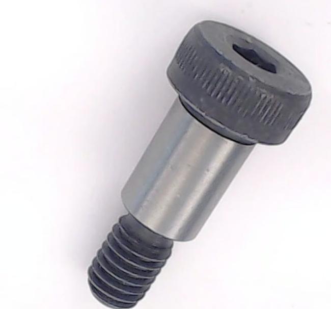 Close-up view of shoulder bolt showing thread and shoulder detail