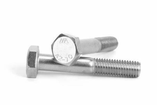 Titanium alloy TC4 GR5 Ti-6Al-4V hex bolts with steel hex head and washer nut