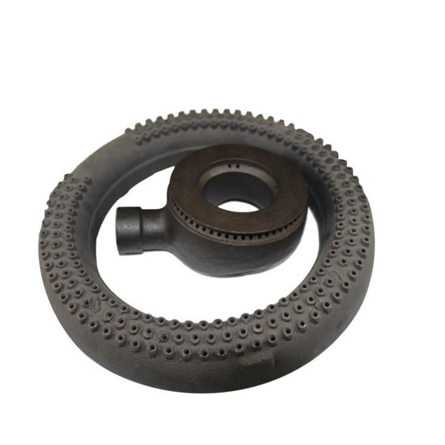 Sand casting, carbon steel, gas burner.
