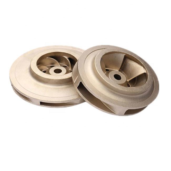 Investing casting, high quility brass rotating impeller.