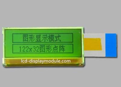 China 54.8mm * 19.1mm Viewing Custom LCD Module 122 x 32 Positive Graphic Display for sale
