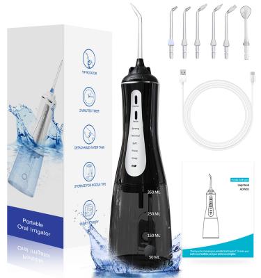 China IPX7 Oral Irrigator Cordless Water Flosser High Pressure 5 Modes for sale