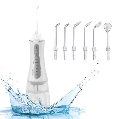China Durable Rechargeable Cordless Oral Irrigator , Ultralight Whitening Water Flosser for sale