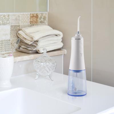 China 350ml 3W Portable Teeth Cleaner , Lightweight Rechargeable Oral Irrigator for sale