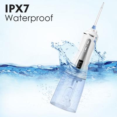 China Type C OLED Cordless Water Flosser IPX7 Waterproof Rechargeable for sale
