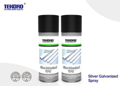 China CFC Free Silver Galvanized Spray , High Coverage Rust Prevention Spray For Steel for sale