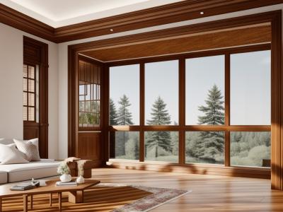 China Soundproof Aluminium Glass Windows Replacement Anodized Surface for sale