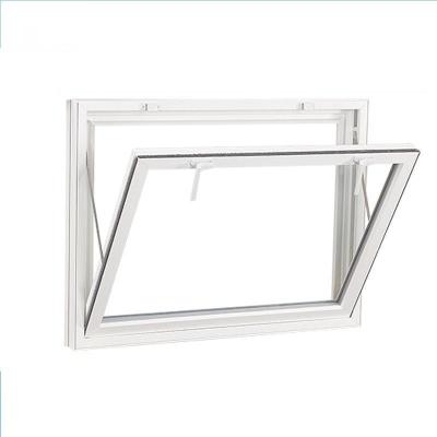 China Aluminum Bottom Hinged Window Outward Opening Fixed Casement Window for sale