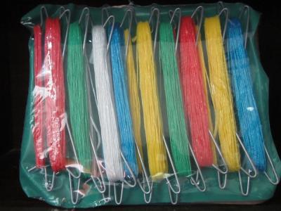 China Green Blue White 1200m/kg 1050m/kg Tomato Tying Twine With Hook for sale